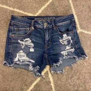 Distressed American Eagle shorts